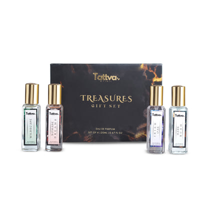 Treasures Gift Set – 4 Legacy Eau de Parfums (20ml each)